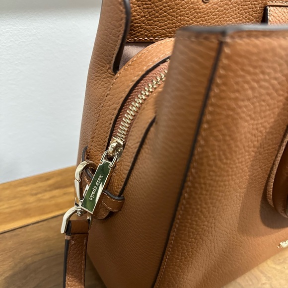 Kate Spade Leila medium brown 3 triple compartment satchel - Picture 5 of 10
